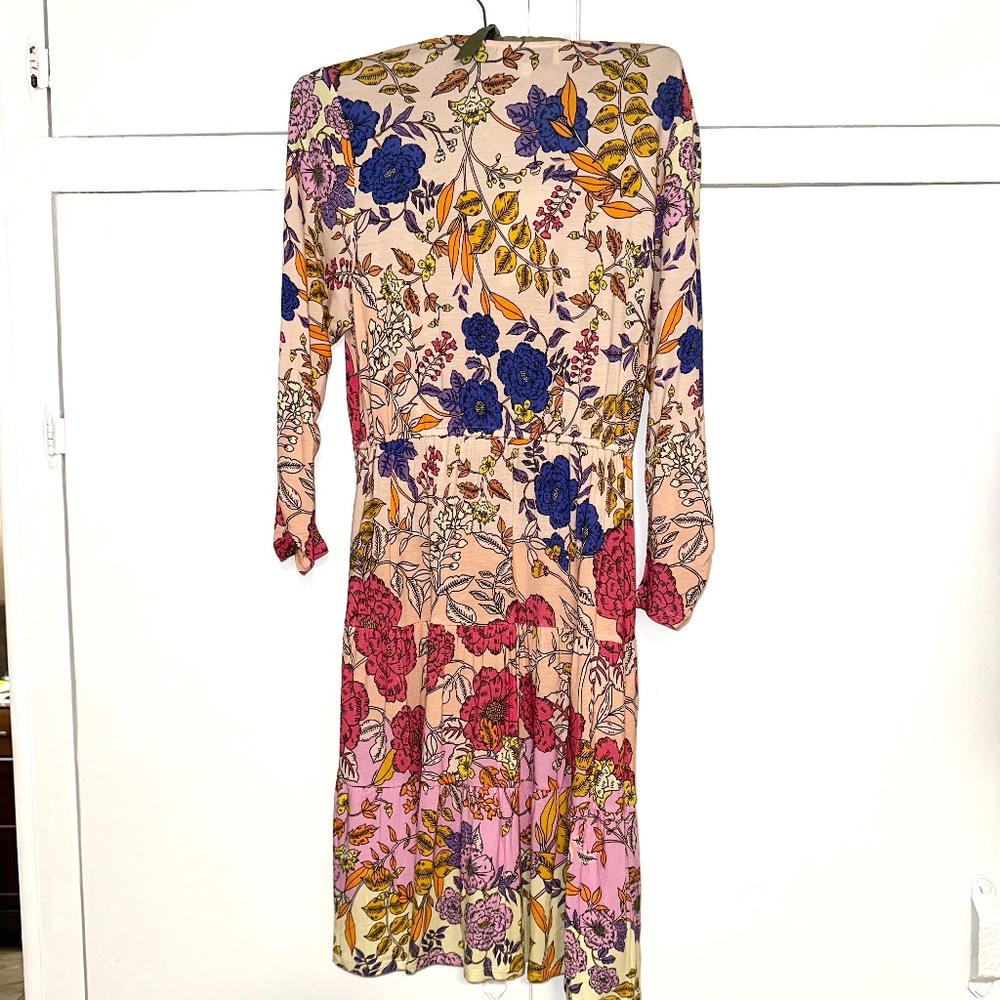 NWT Hale Bob Emerald Jersey Dress in Pink - Picture 9 of 9